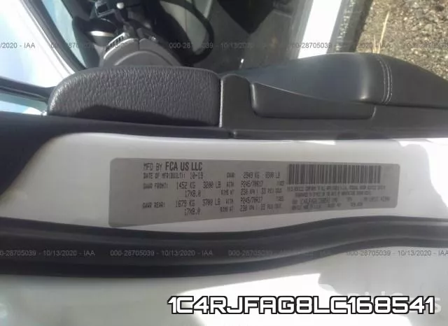 1C4RJFAG8LC168541 фото 10