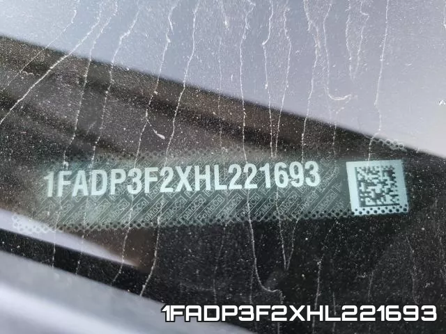 1FADP3F2XHL221693 фото 2