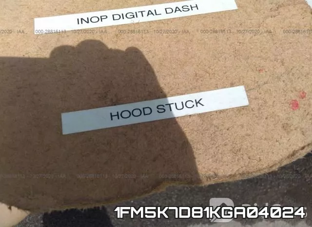 1FM5K7D81KGA04024 фото 2