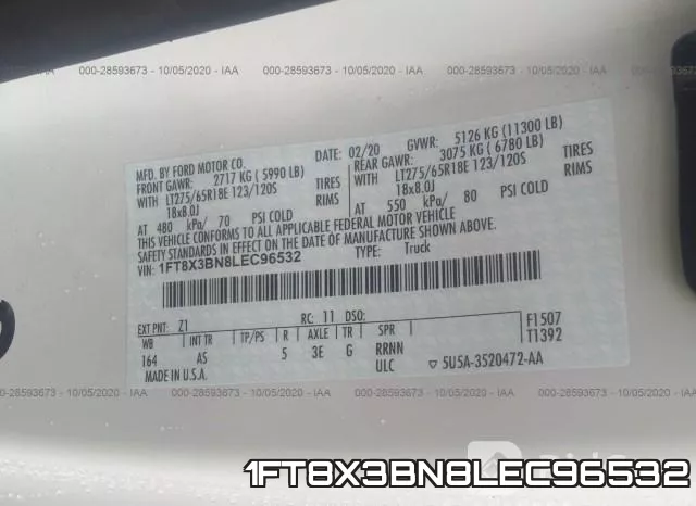 1FT8X3BN8LEC96532 фото 10