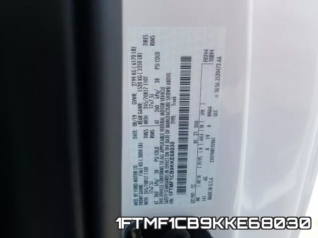 1FTMF1CB9KKE68030 фото 2