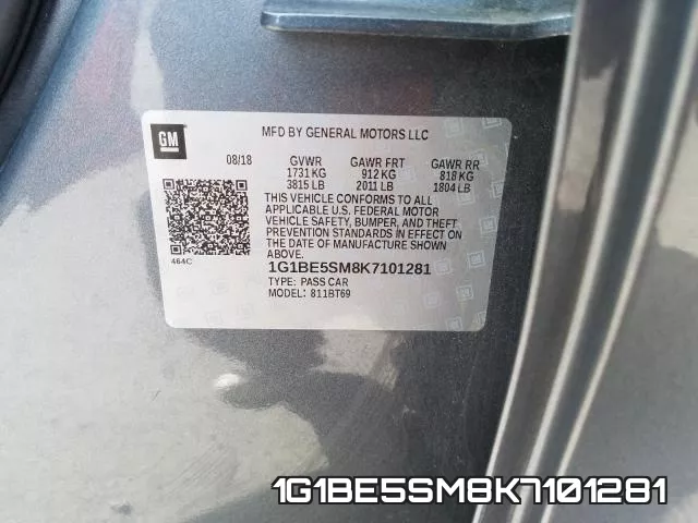1G1BE5SM8K7101281 фото 2