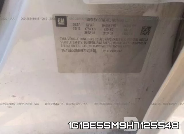 1G1BE5SM9H7125548 фото 10