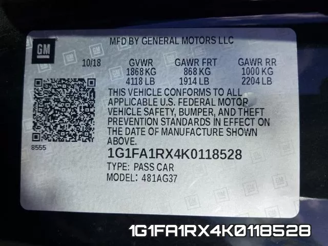1G1FA1RX4K0118528 фото 2