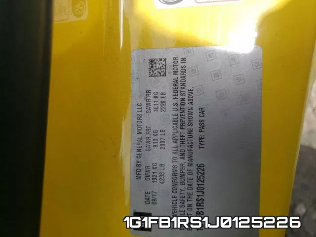 1G1FB1RS1J0125226 фото 2