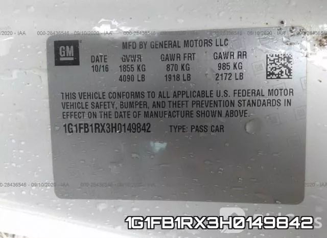 1G1FB1RX3H0149842 фото 10