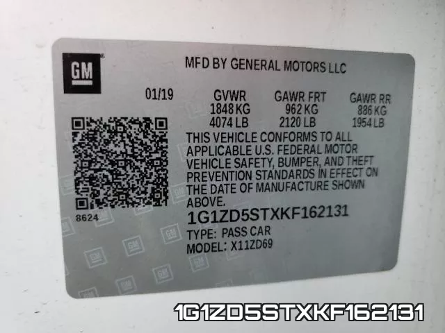 1G1ZD5STXKF162131 фото 2