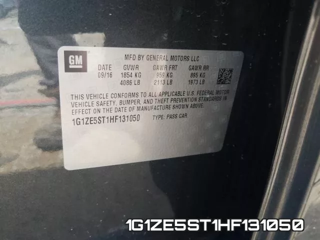 1G1ZE5ST1HF131050 фото 2