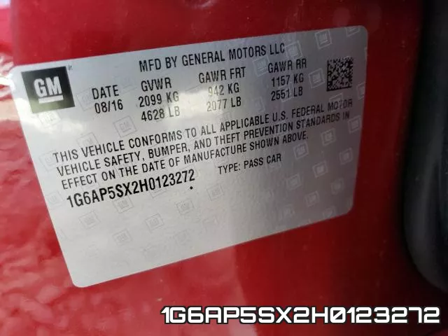 1G6AP5SX2H0123272 фото 2