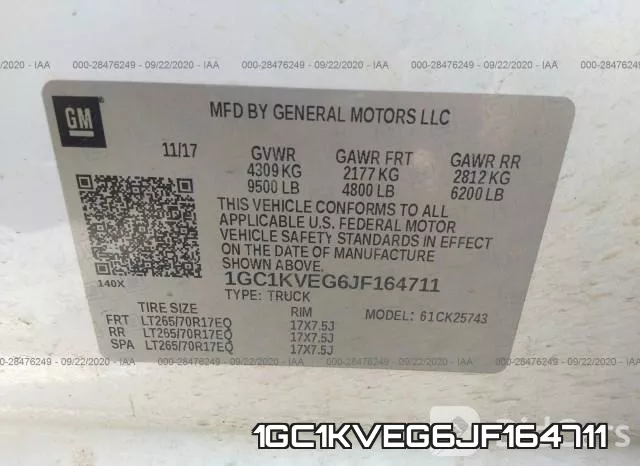 1GC1KVEG6JF164711 фото 9