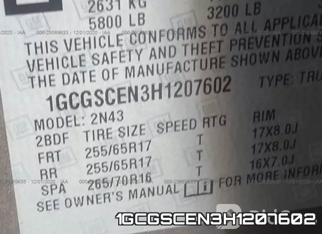 1GCGSCEN3H1207602 фото 10