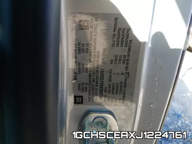 1GCHSCEAXJ1224761 фото 2