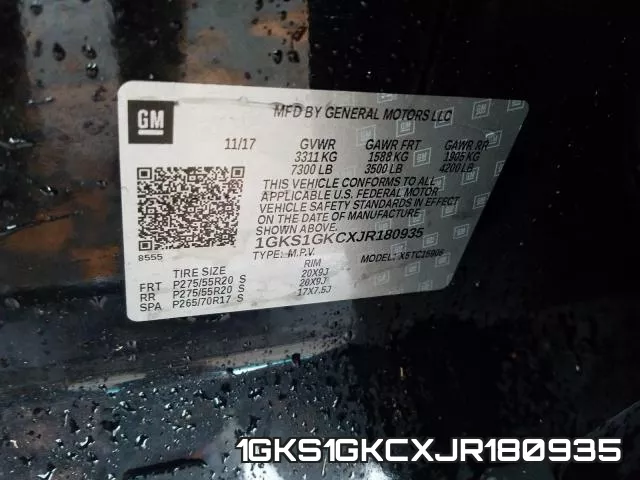 1GKS1GKCXJR180935 фото 2