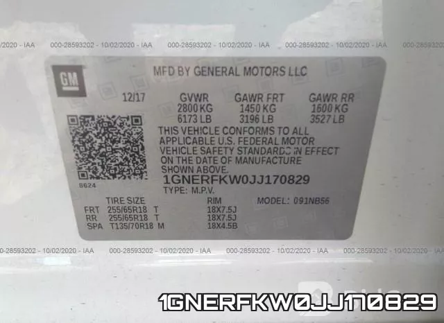 1GNERFKW0JJ170829 фото 10