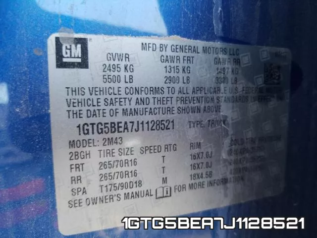 1GTG5BEA7J1128521 фото 2