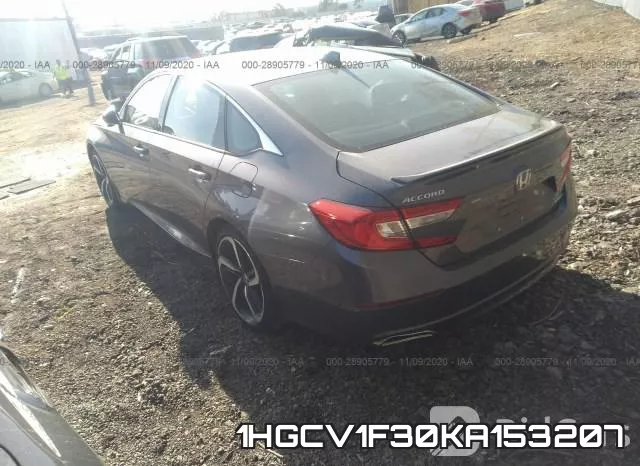 1HGCV1F30KA153207 фото 4