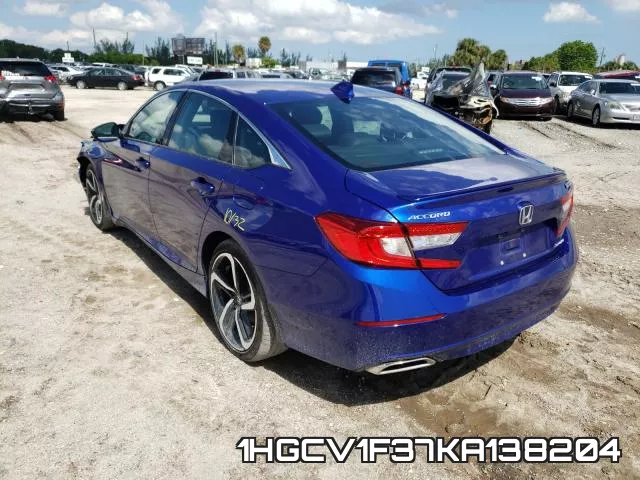 1HGCV1F37KA138204 фото 4
