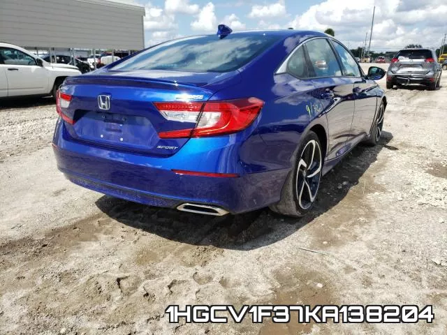 1HGCV1F37KA138204 фото 5