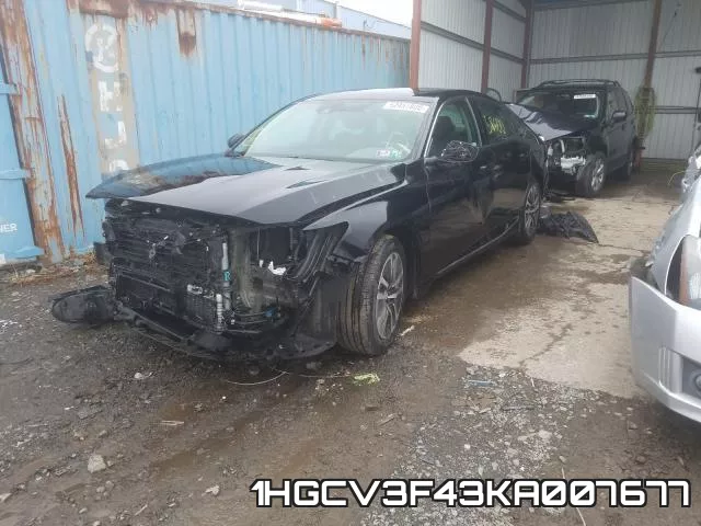 1HGCV3F43KA007677 фото 3