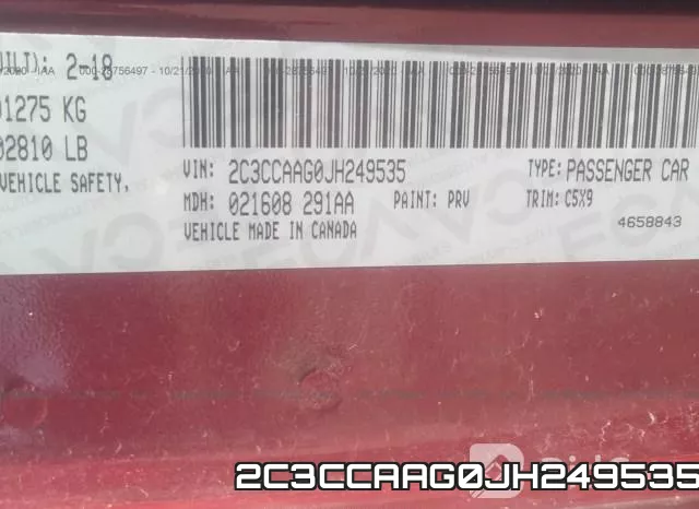 2C3CCAAG0JH249535 фото 10