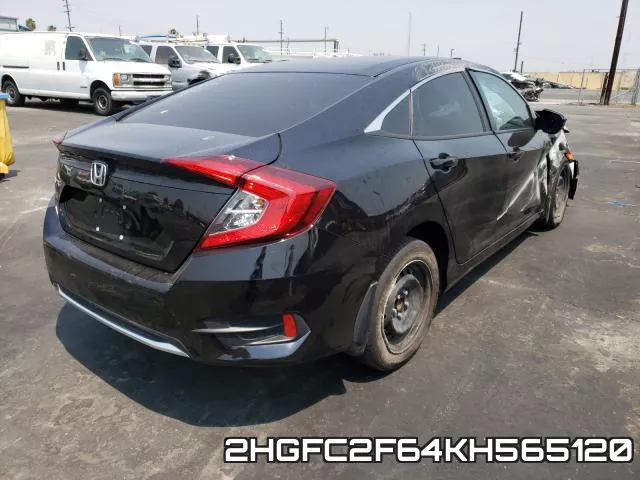 2HGFC2F64KH565120 фото 5