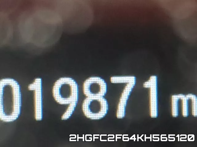2HGFC2F64KH565120 фото 9