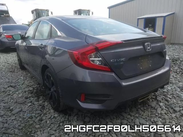 2HGFC2F80LH505614 фото 4