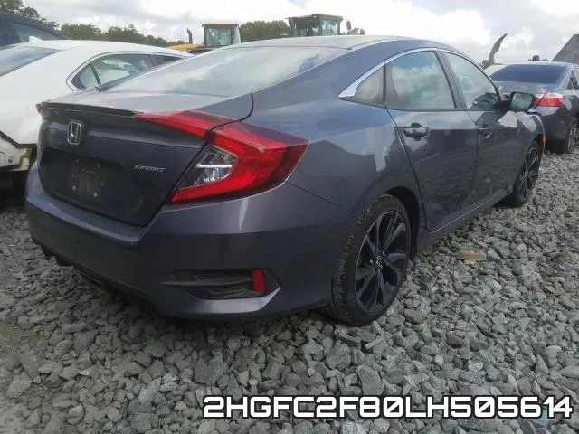 2HGFC2F80LH505614 фото 5