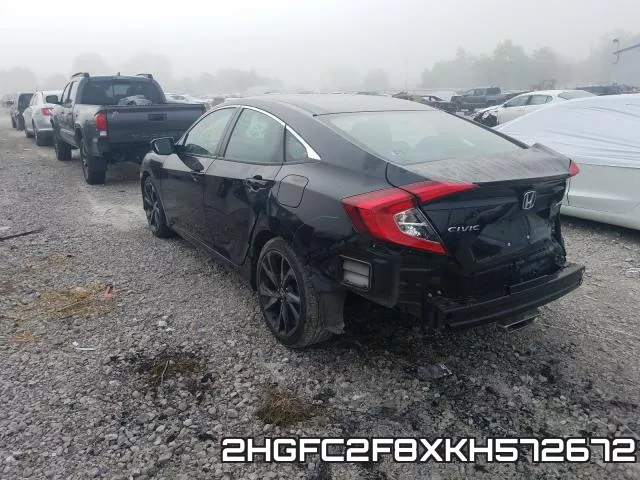 2HGFC2F8XKH572672 фото 4