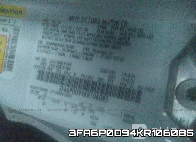 3FA6P0D94KR106085 фото 9