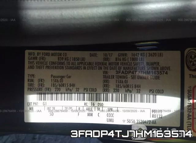3FADP4TJ7HM163574 фото 8