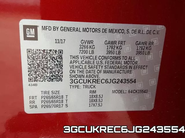 3GCUKREC6JG243554 фото 2
