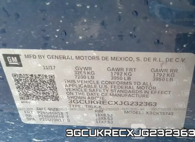 3GCUKRECXJG232363 фото 10