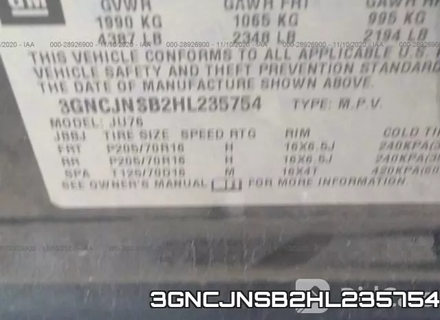 3GNCJNSB2HL235754 фото 10