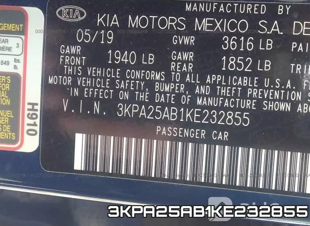 3KPA25AB1KE232855 фото 10