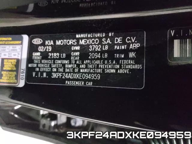3KPF24ADXKE094959 фото 2