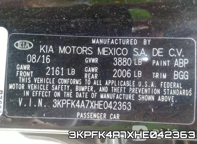 3KPFK4A7XHE042363 фото 10
