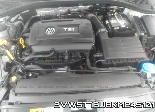 3VW5T7BU8KM245101 фото 2