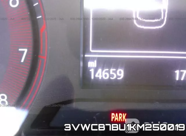 3VWCB7BU1KM250019 фото 8