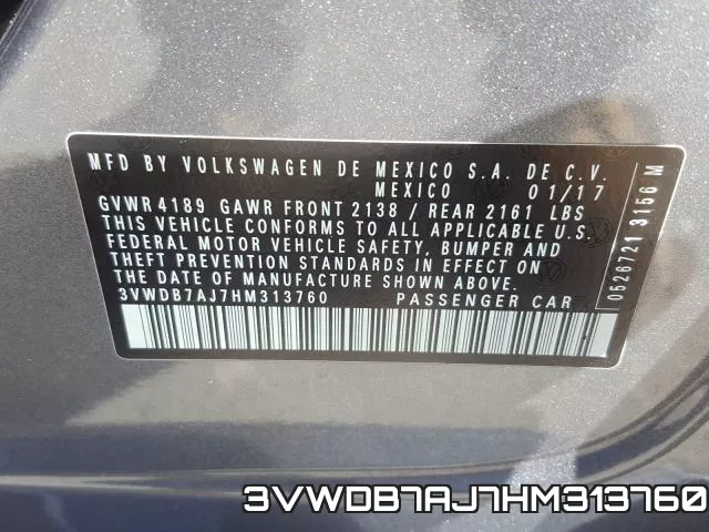3VWDB7AJ7HM313760 фото 2
