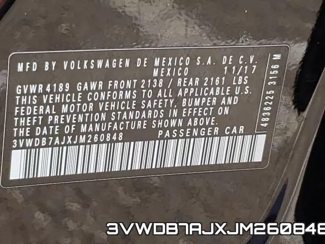 3VWDB7AJXJM260848 фото 2