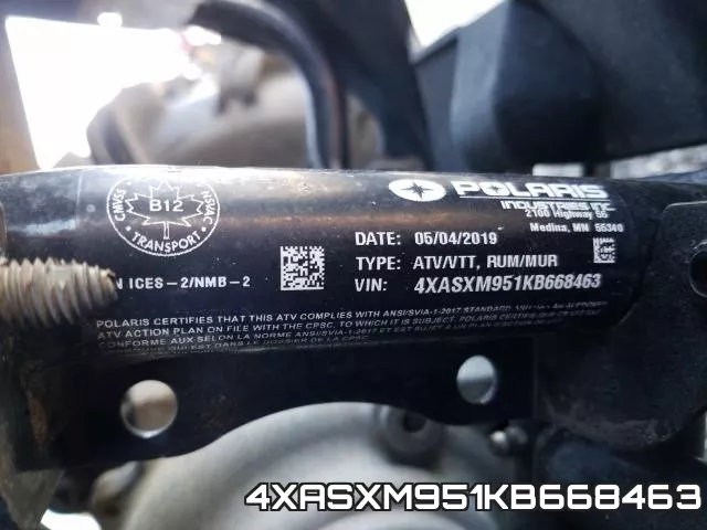 4XASXM951KB668463 фото 2