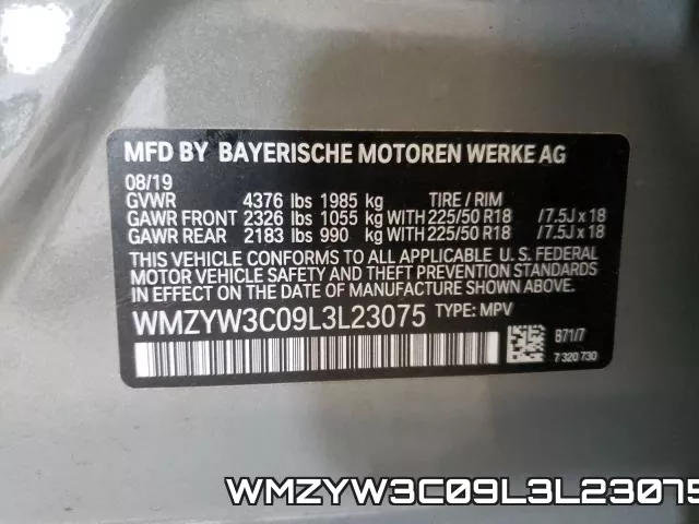 WMZYW3C09L3L23075 фото 2
