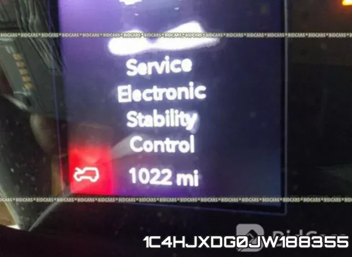 1C4HJXDG0JW188355 фото 8