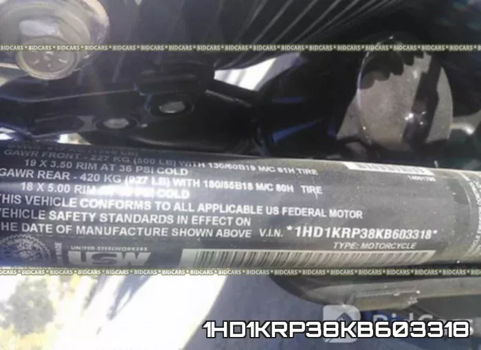 1HD1KRP38KB603318 фото 2