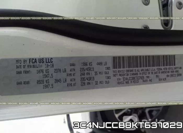 3C4NJCCB8KT637029 фото 10
