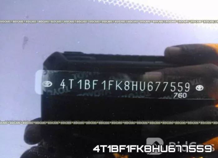 4T1BF1FK8HU677559 фото 10