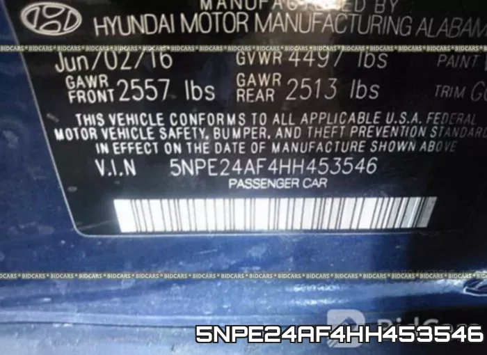 5NPE24AF4HH453546 фото 10