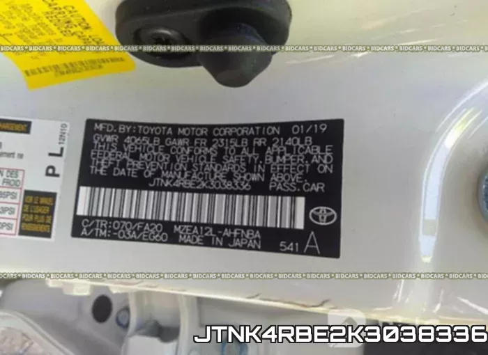 JTNK4RBE2K3038336 фото 10