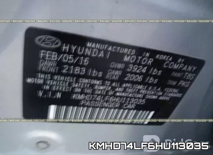 KMHD74LF6HU113035 фото 10
